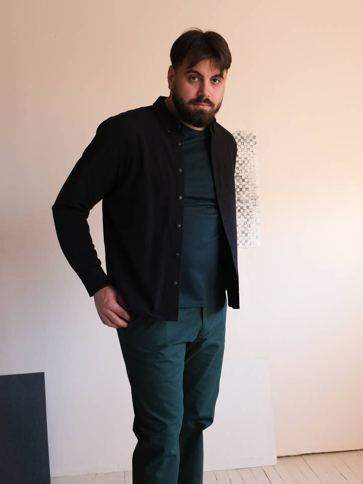 Chemise de coton No2588m for wholesale by atelier b