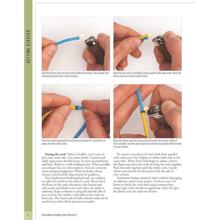 Fox Chapel Publishing - Wholesale Crafts, Hobbies & DIY - Paracord Outdoor Gear Projects - DIY Book5