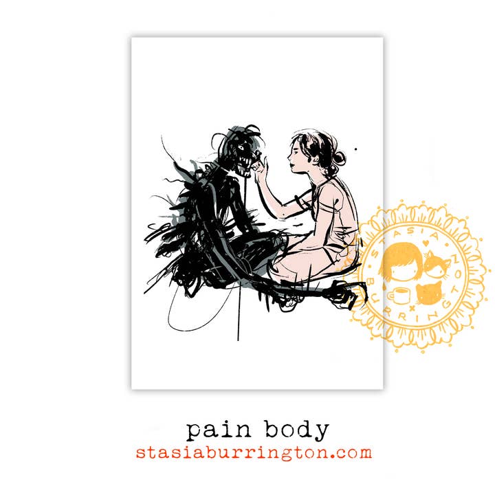Carte postale - Pain Body pour la vente par Stasia Burrington Illustration