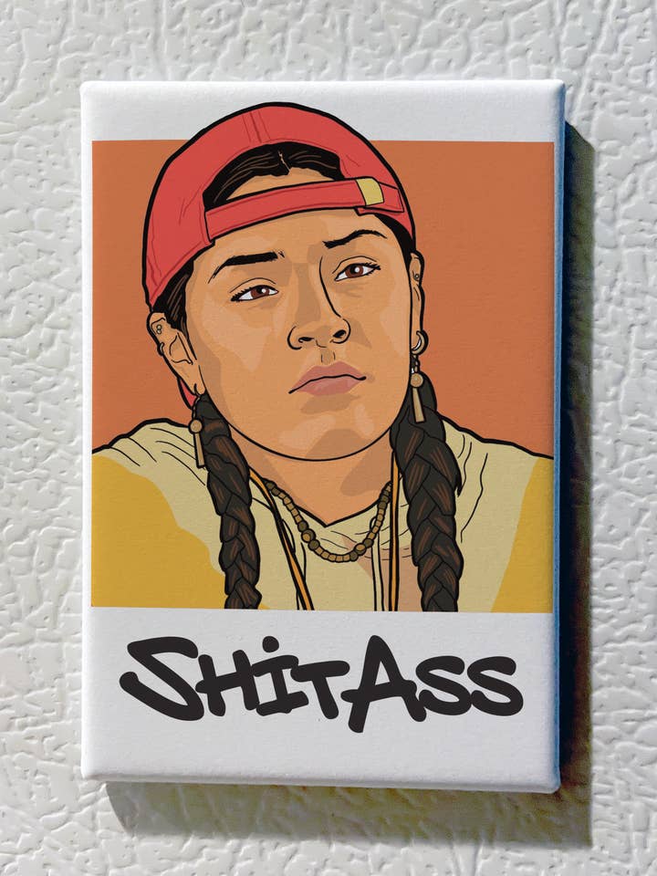 Cães Reserva Íman Souvenir - Willie Jack - Shit Ass por atacado de The Red Swan Shop