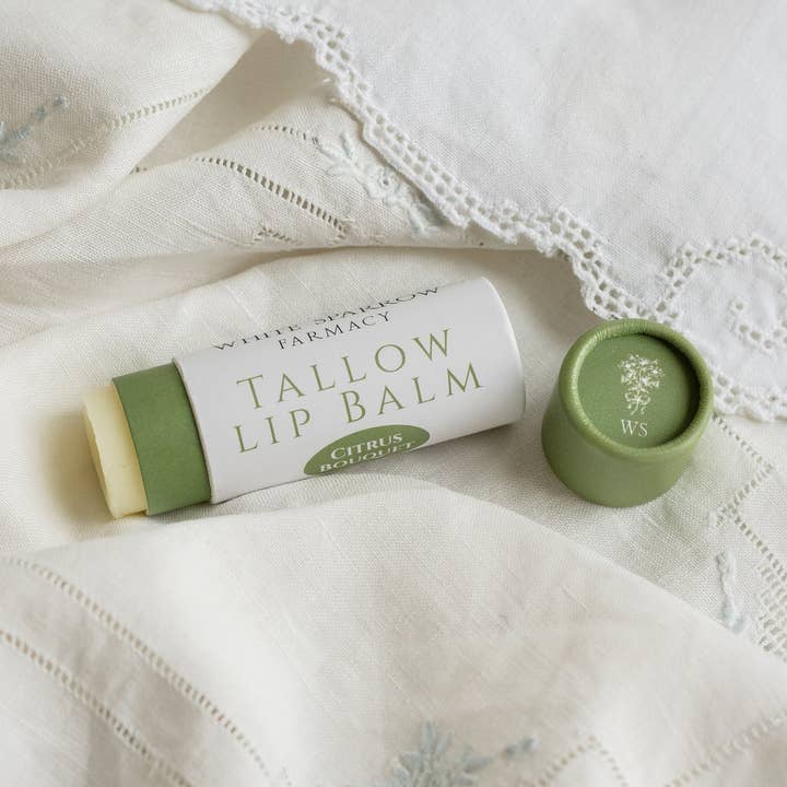 Tallow Læbepomade - Citrus Bouquet for engroshandel hos White Sparrow Farmacy