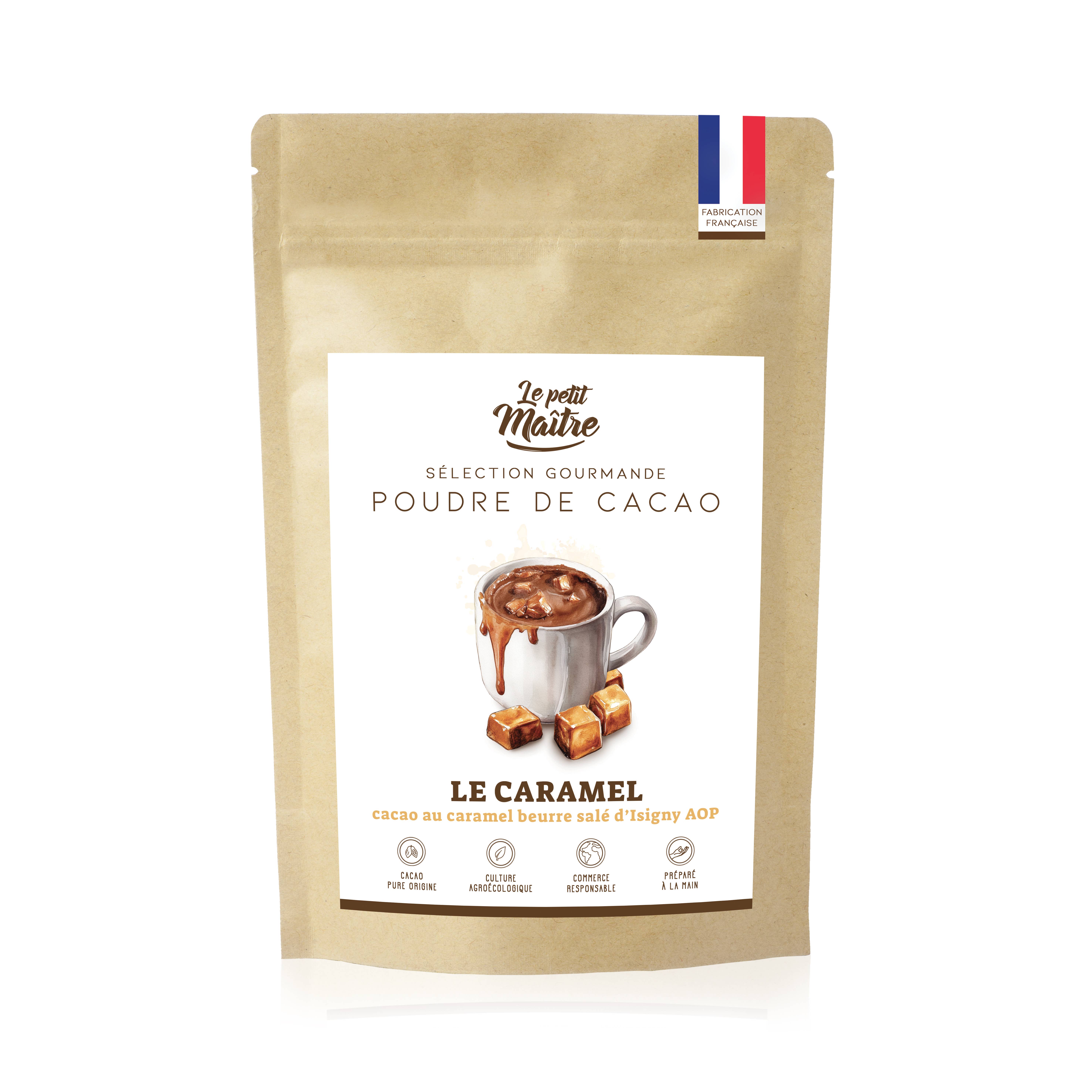 Le petit maƮtre - Wholesale Hot Cocoa Mix/Kit - Cocoa powder and Isigny salted butter caramel