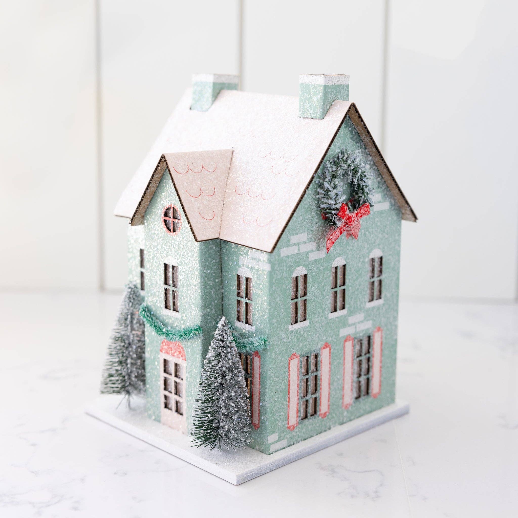 My Mind’s Eye - Wholesale Christmas Decoration - VIL1052 - Village Christmas Paper House Decoration1