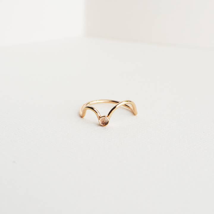 Gem & Blue - Wholesale Ring met een steen/solitaire ring - Wolk-ring2