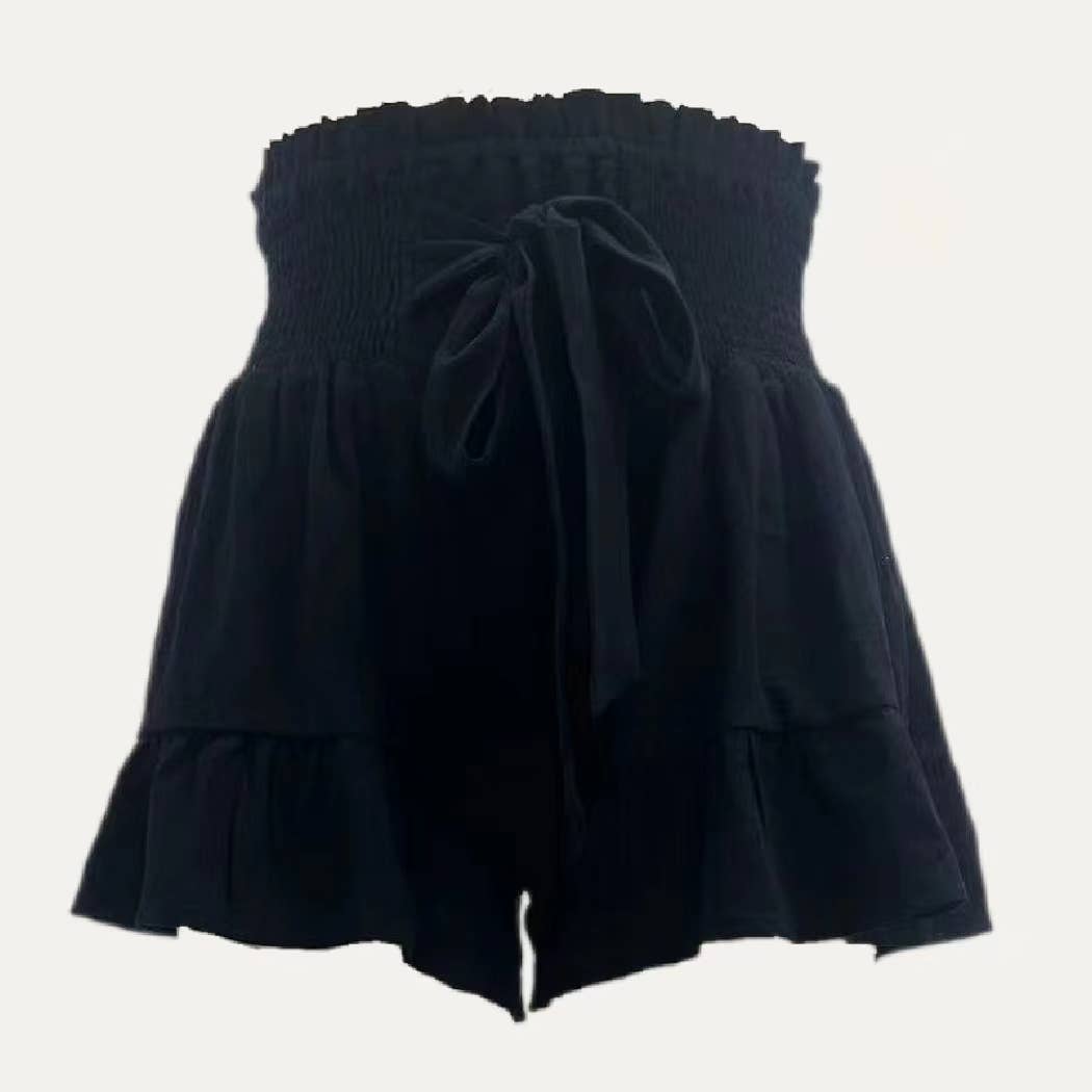 The Moment Collection - Vendita all'ingrosso Pantaloncini - Donna - Pantaloncini leggeri minimalisti a trama solida3