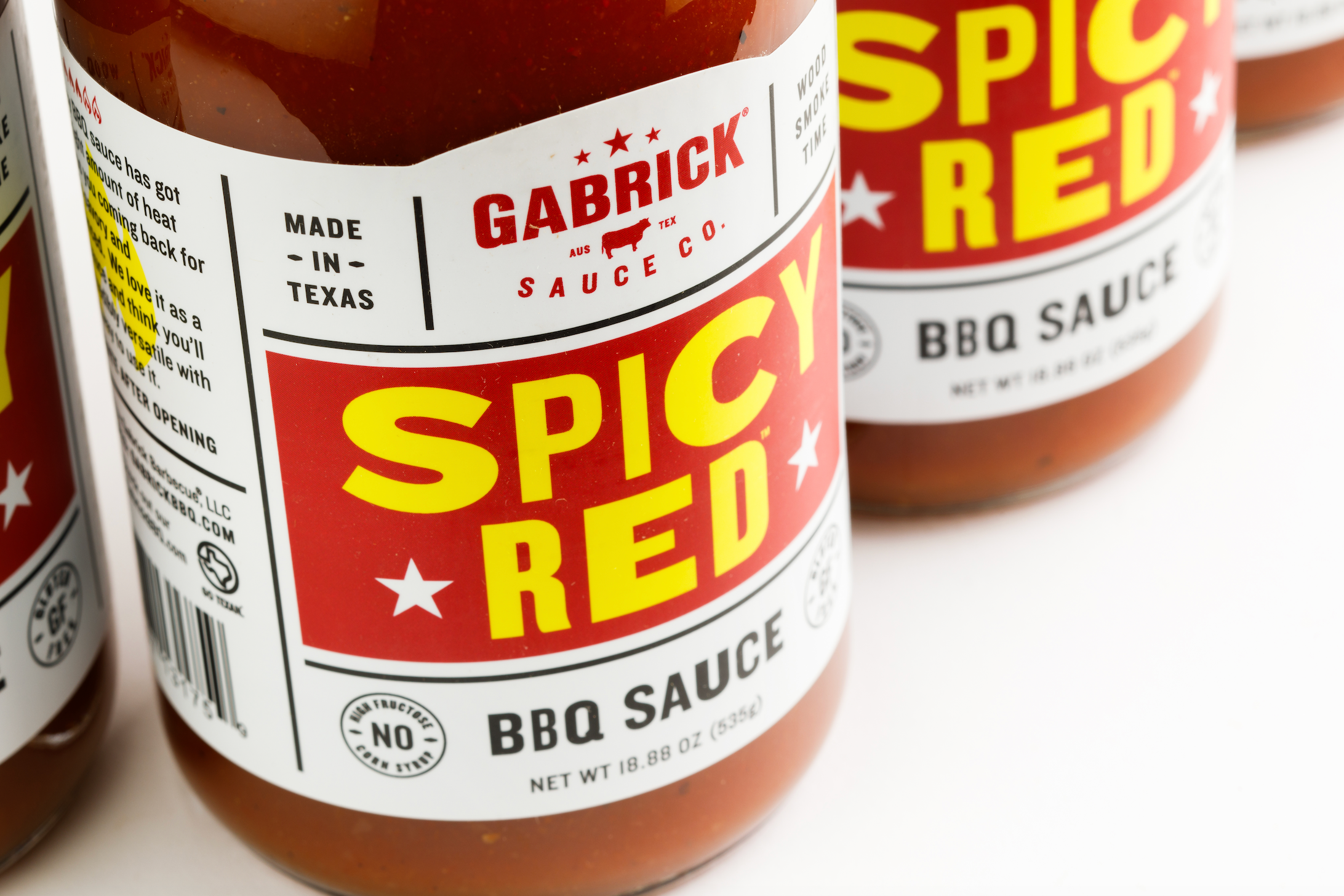 Gabrick BBQ Sauce Co. | Texas BBQ Sauce - Venta al por mayor Salsas barbacoa - Salsa BBQ roja picante8