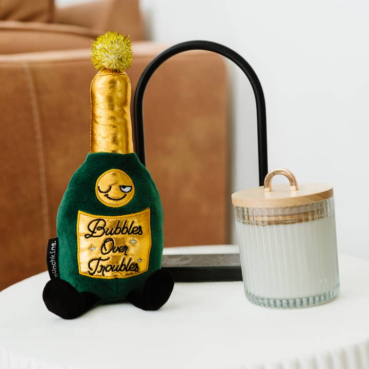 Punchkins - Wholesale Gag Gift/Novelty Gift - Cute Champagne Novelty Plushie, Perfect Holiday Gift
