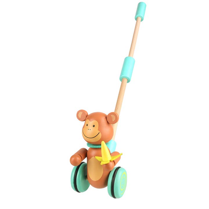 NEW Monkey Push Along for wholesale by Orange Tree Toys