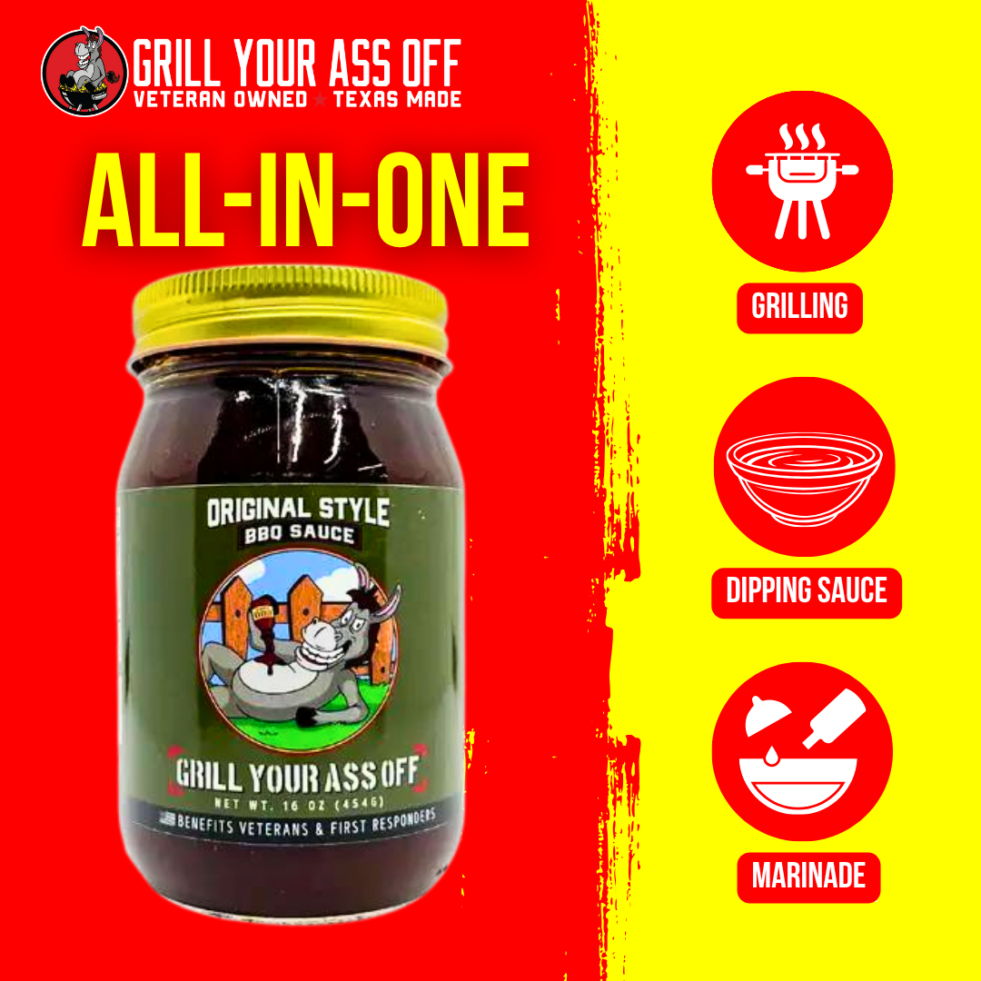 Grill Your Ass Off - Spices, Rubs, Seasonings, Sauces, Jerky - Wholesale BBQ Sauce - Original BBQ Sauce: A Classic Crowd-Pleaser for Every Shelf
3