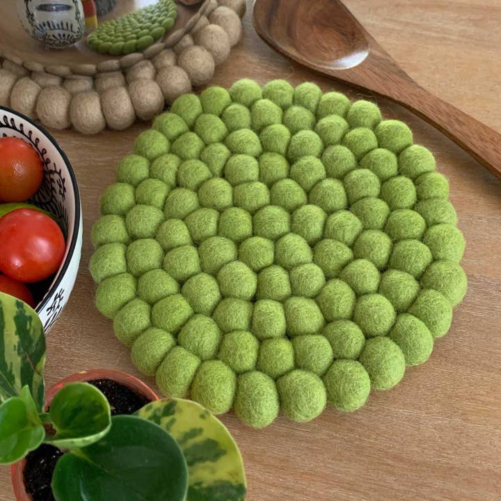 Hamro Village - Wholesale Trivet - Felt Ball Trivet 5