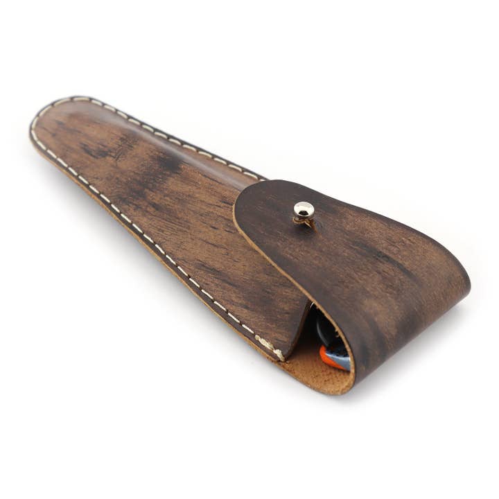 custodia perfetta in vera pelle per il tuo rasoio da barba per la vendita all'ingrosso da parte di Jag Shaving