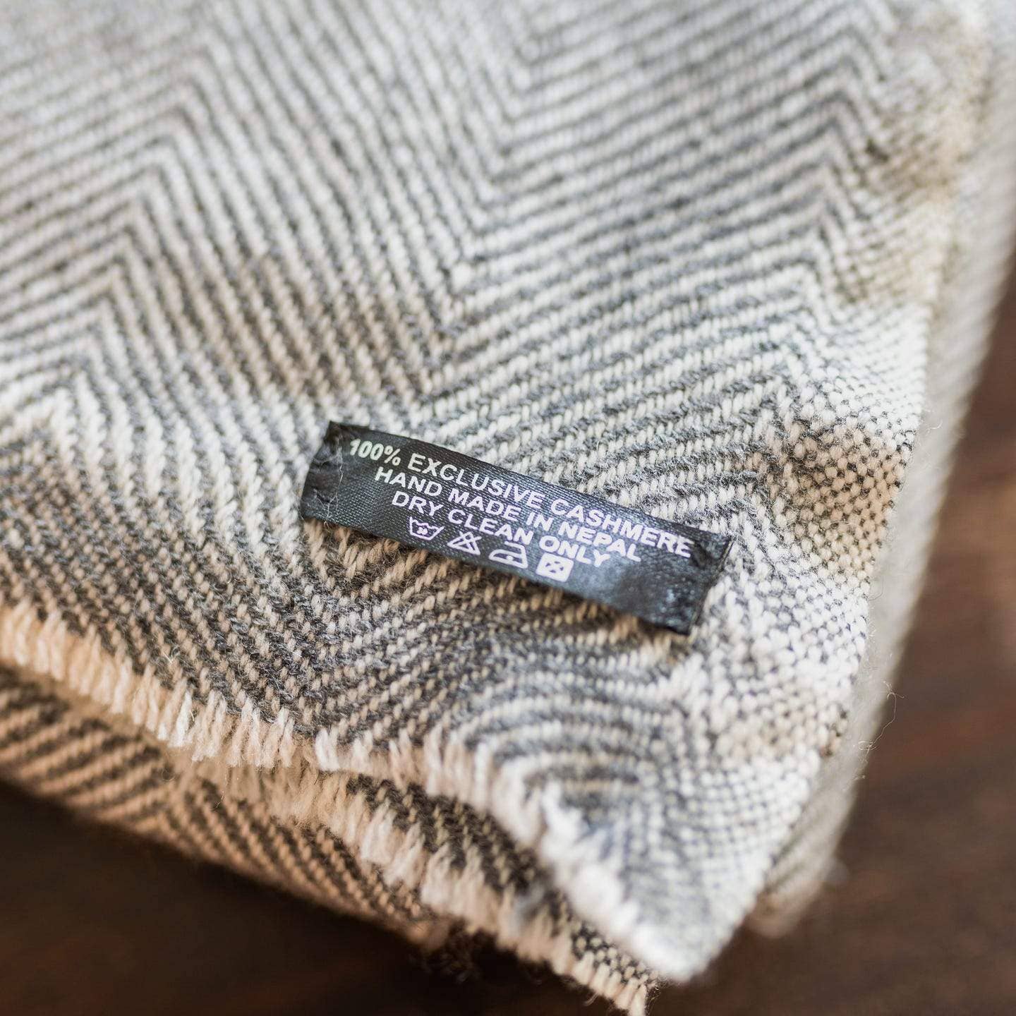 yanopurna - Vente Plaids - Plaid en cachemire gris3