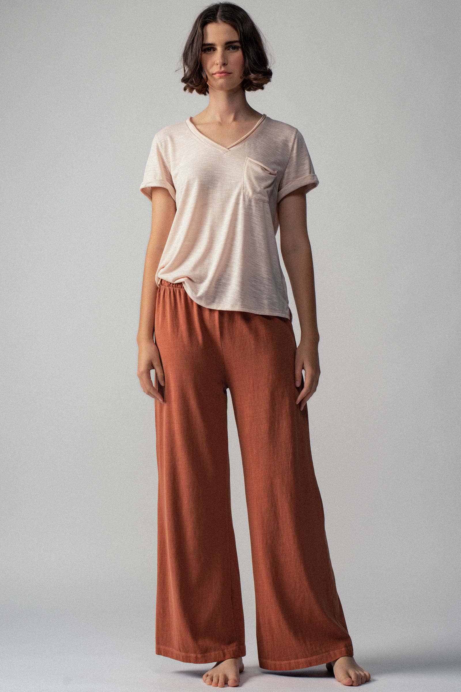 Urban Daizy - Wholesale Pants - Women's - Vintage Wash Cotton Flare Yoga Pants

32