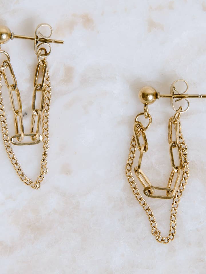 Amelia Layered Earring for wholesale by Vincent