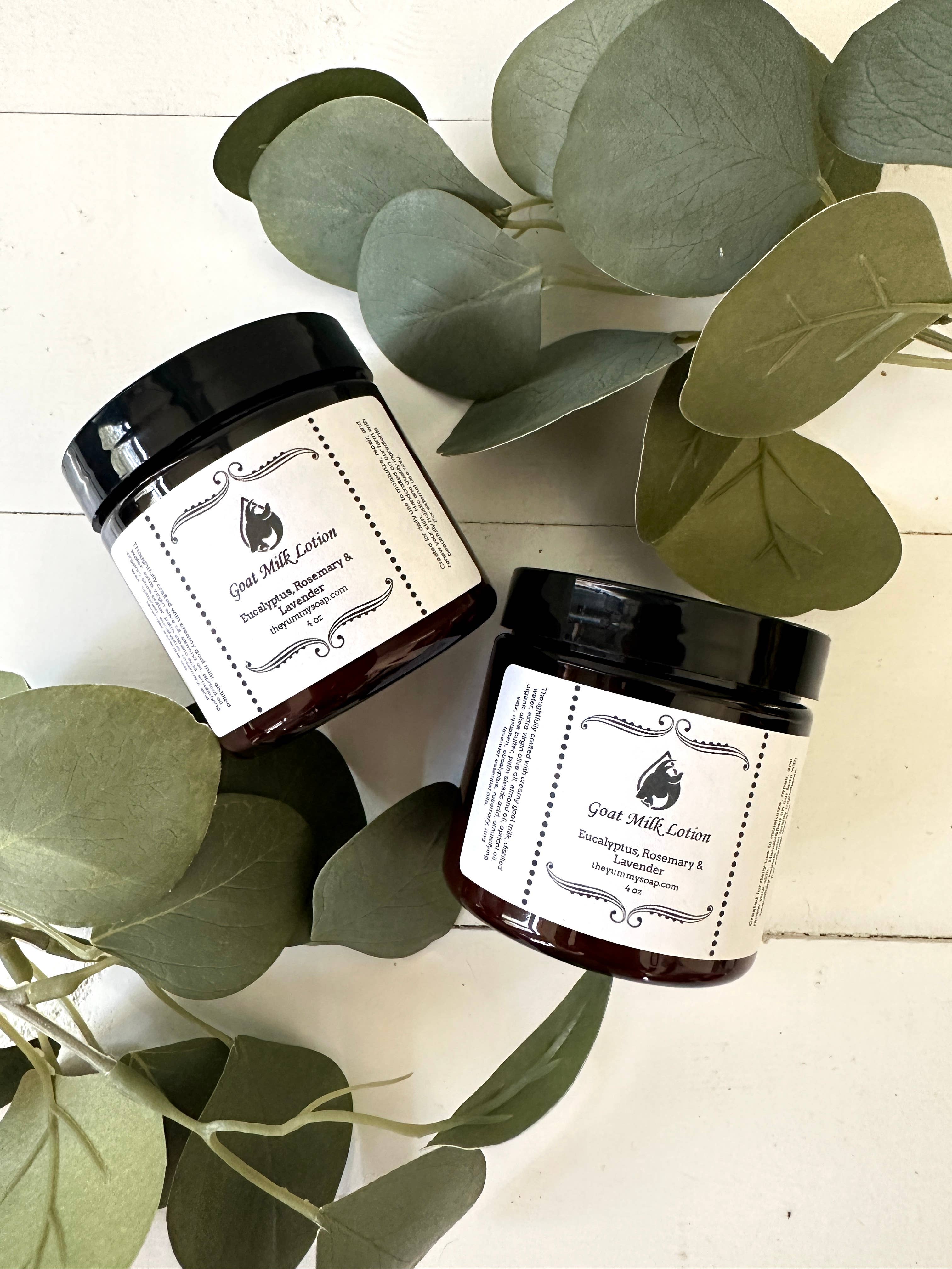 The Yummy Soap - Wholesale Body Cream/Lotion - Eucalyptus, Rosemary and Lavender Goat Milk Lotion ~Hydrate1