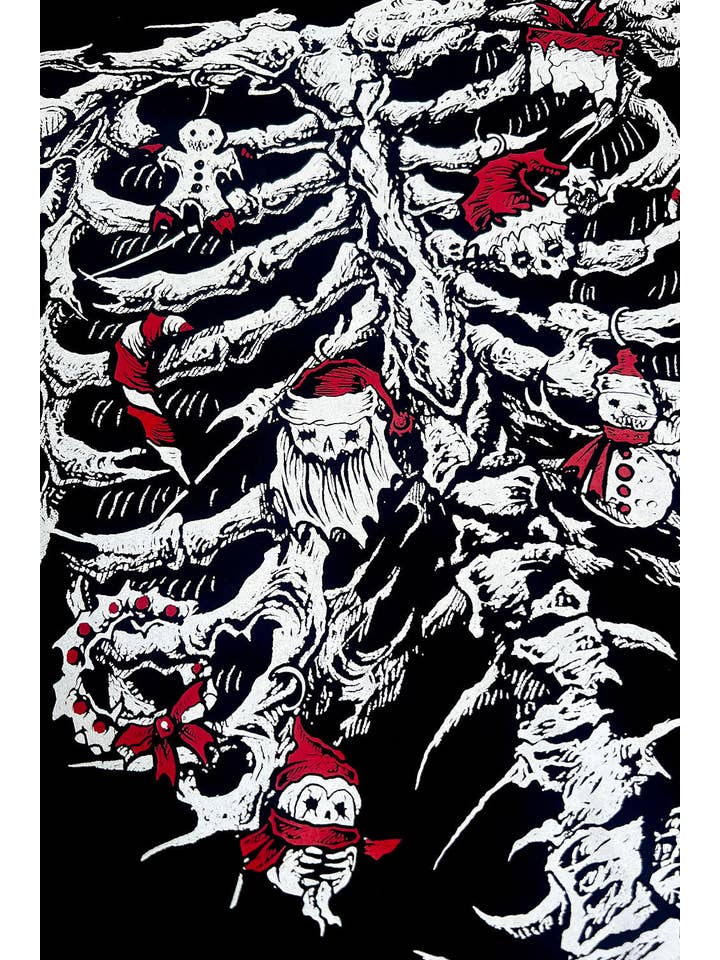 vampirefreaks - Wholesale T-Shirt (Graphic) - Unisex - Xmas Skeleton T-shirt6