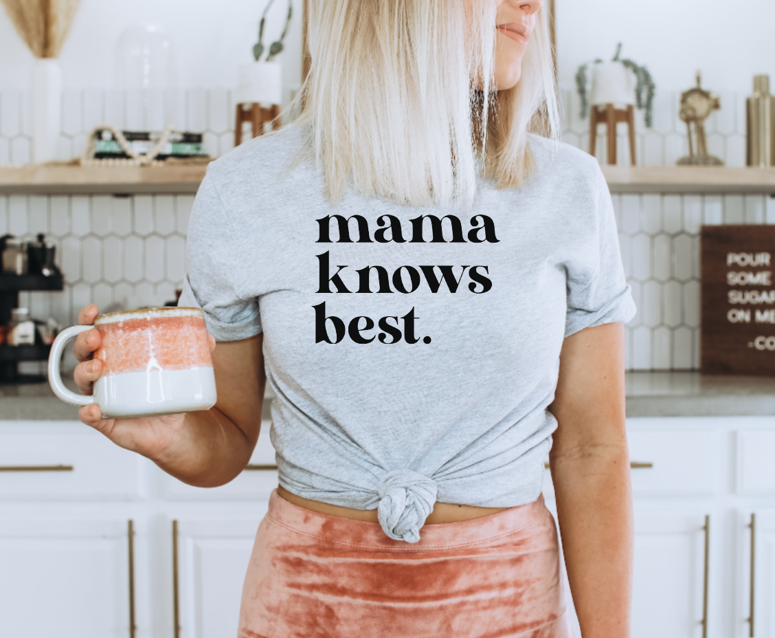 Tink & Key INC - Wholesale T-shirt met print - Dames - Mama weet het het beste5