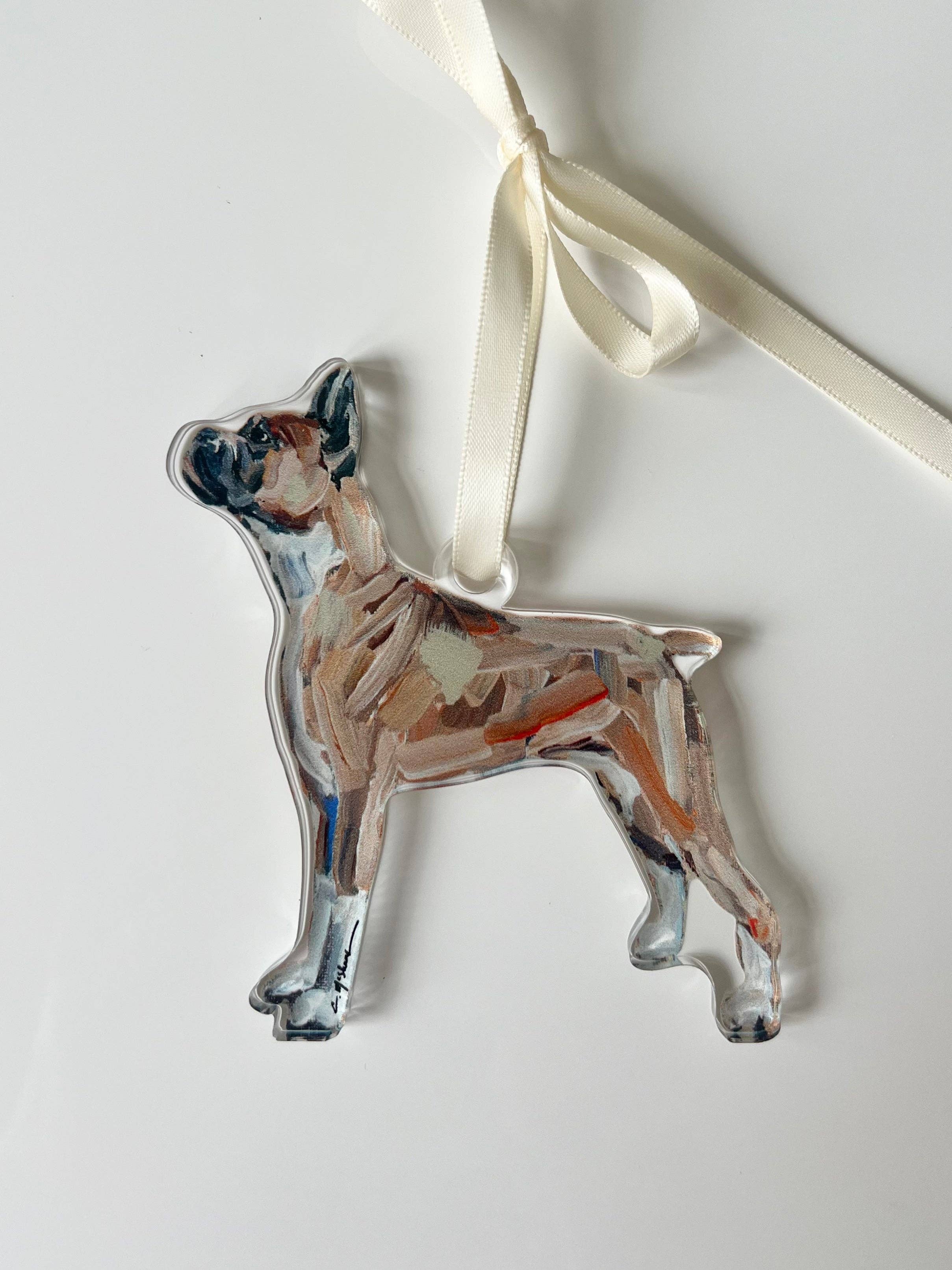 Chelsea McShane Art - Wholesale Ornament - "Boxer" ornament