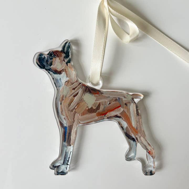 Chelsea McShane Art - Wholesale Ornament - "Boxer" ornament0
