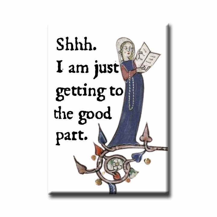 Medieval Marginalia Good Part Refrigerator Magnet for wholesale by ChicalooKate