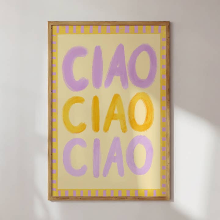 POSTER CIAO CIAO for wholesale by Studio Dolci