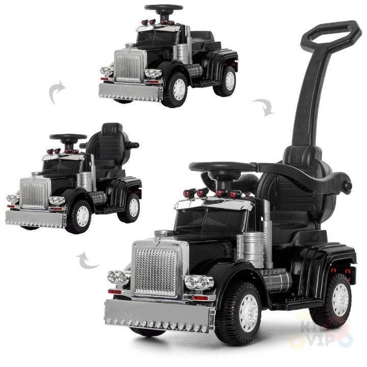 KIDS VIP - Wholesale Toy Car/Truck - Kids - Kids 6V Big Rig Ride On Truck & Push Car - Handle & Guards