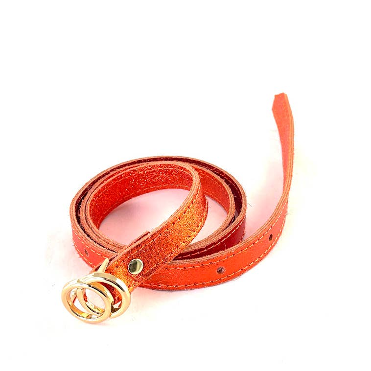 MILANO AMOUR - Vente Ceinture – femme - Ceinture Cross Laminato en cuir véritable2