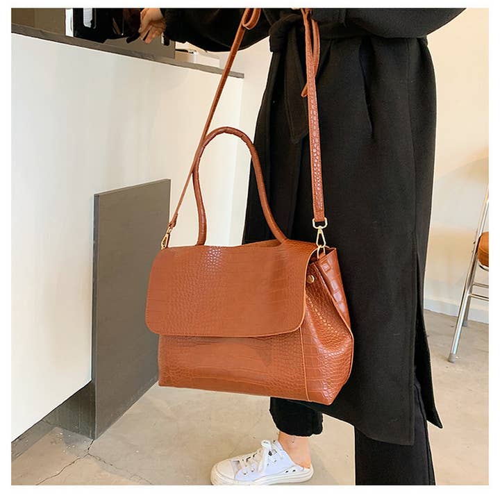 ACCITY - Wholesale Shoulder Bag - Women's - WOMEN LEATHER TOTE BAG SHOULDER BAG_CWAB13854