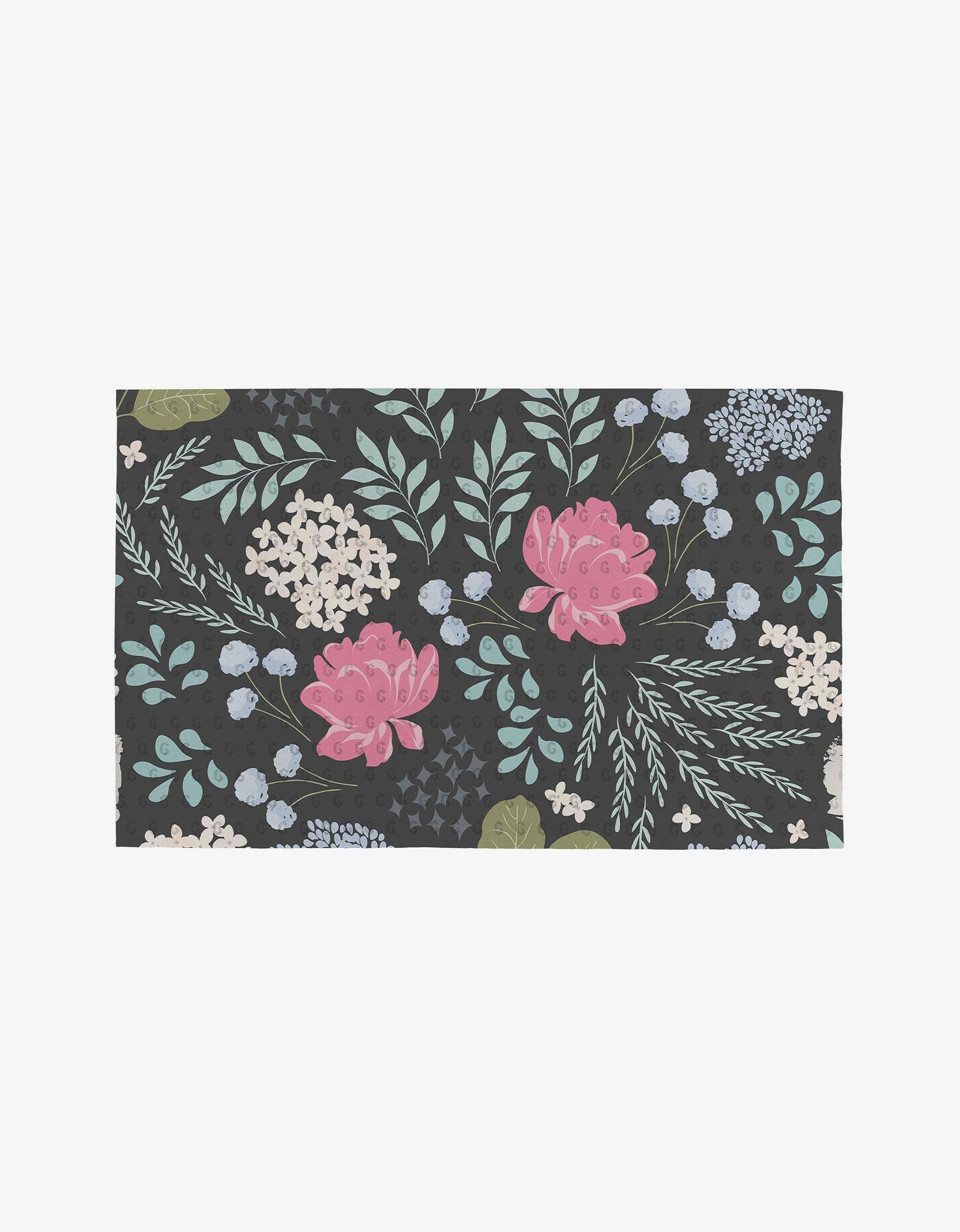 Geometry – wholesale Kökshandduk/Disktrasa – Blommig kul inte pappershandduk1