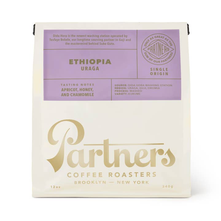 Partners Coffee Roasters - Wholesale Coffee Beans - Ethiopia - Uraga (Single Origin) - 12 oz Whole Bean 0