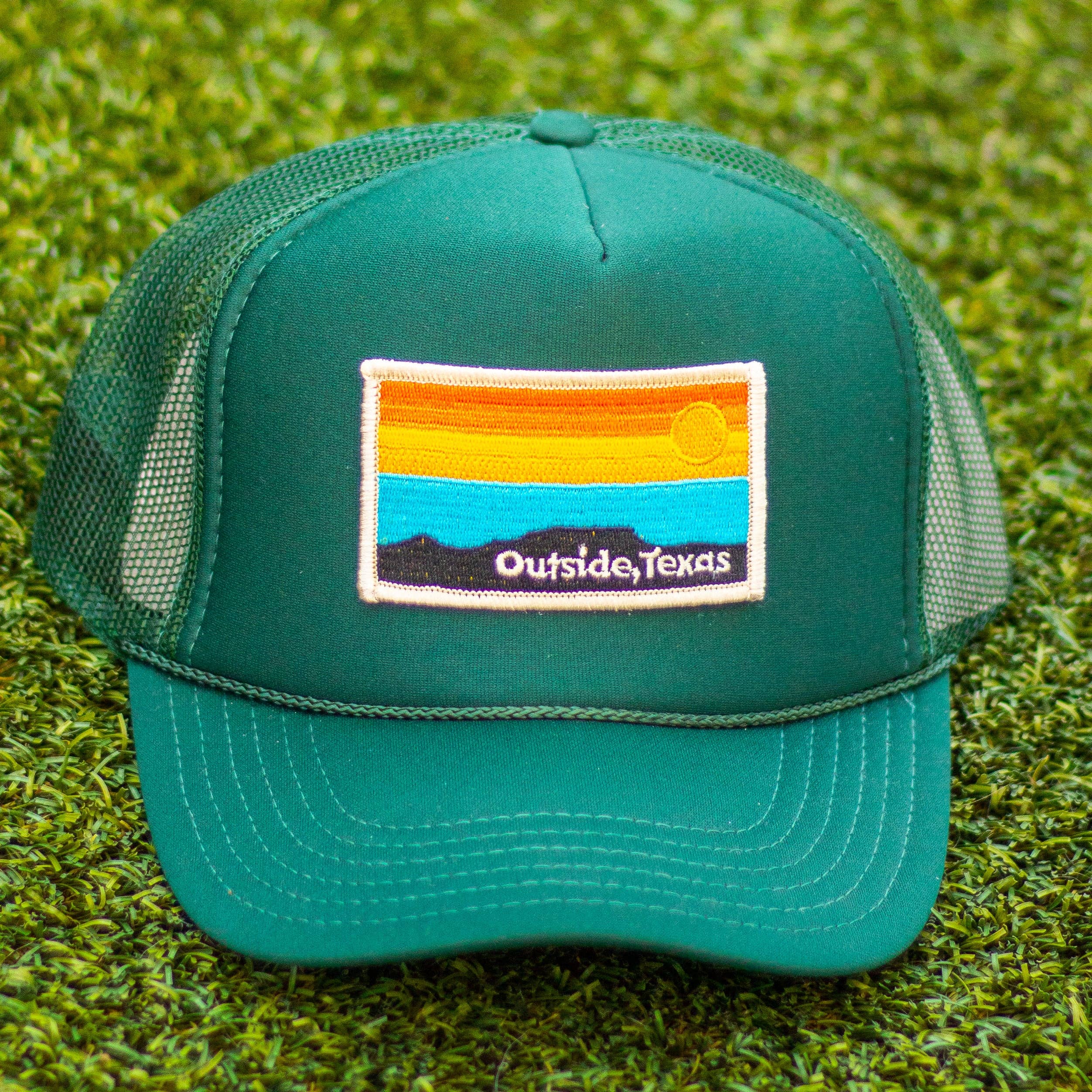 Outside, Texas - Wholesale Trucker Hat - Unisex - OTX Foam Trucker: Horizon Patch31