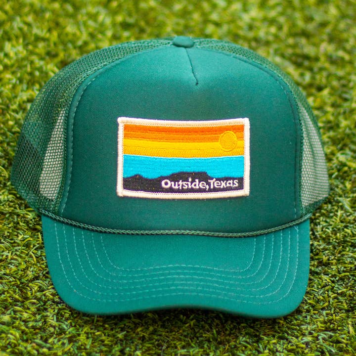 Outside, Texas - Wholesale Trucker Hat - Unisex - OTX Foam Trucker: Horizon Patch31