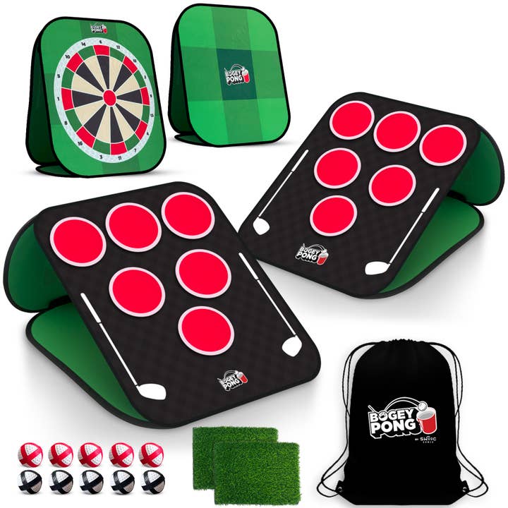Bogey Pong | 3-in-1 Backyard Pong Golf Game Set for wholesale by Swooc Games