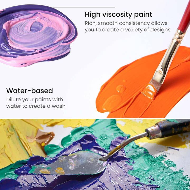 Plaid Crafts - Wholesale Acrylic Paint - Arteza® Acrylic Paint - Ultramarine Blue, 16.9oz.3