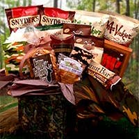 Camo Man Care Package for wholesale by Gift Basket Drop Shipping