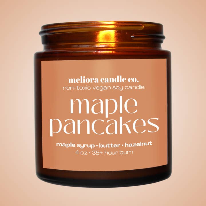 MAPLE PANCAKES for wholesale by Meliora Candle Company