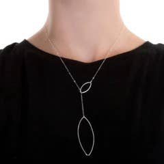 Limbo Jewelry - Wholesale Y-Neck/Lariat Necklace - Lotus Lariat Necklace1