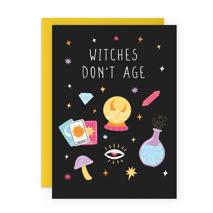 WITCHES DON'T AGE Halloween Card for Her for wholesale by Central 23 Cards