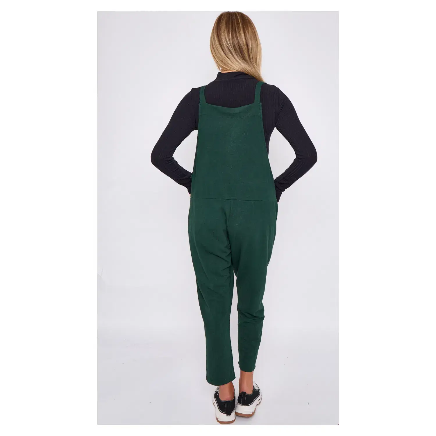 Superbia - Vente Salopette – femme - Salopette en jersey doux italien en coton uni taille unique8