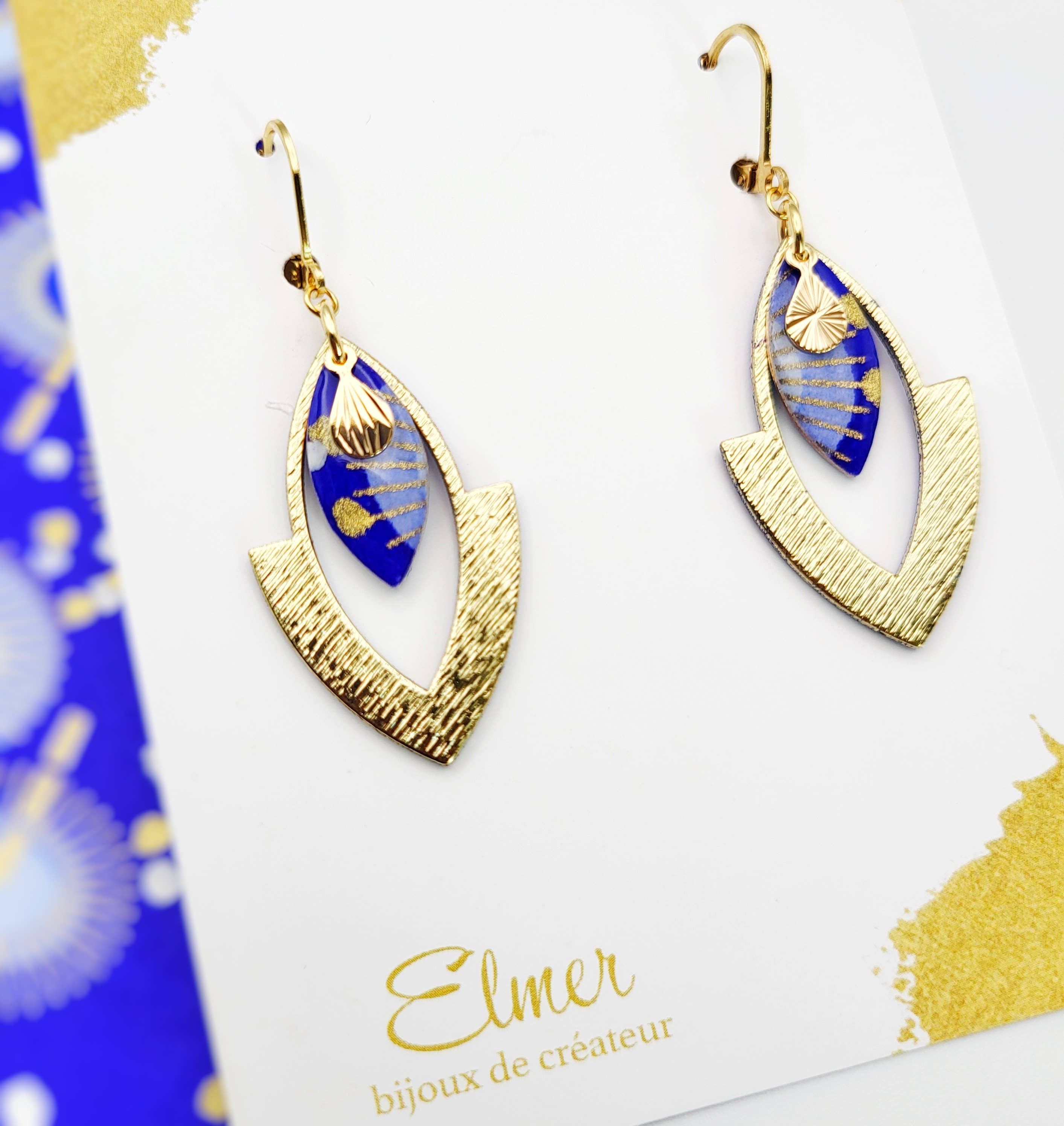 Elmer - Vendita all'ingrosso Orecchini con nappe - Orecchini KIKO / 4 colori / taglia media0