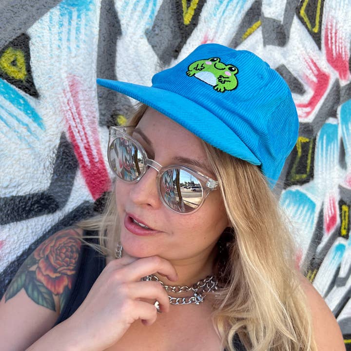 Wokeface - Wholesale Baseball Cap - Unisex - Hat - Frog Boi Corduroy1