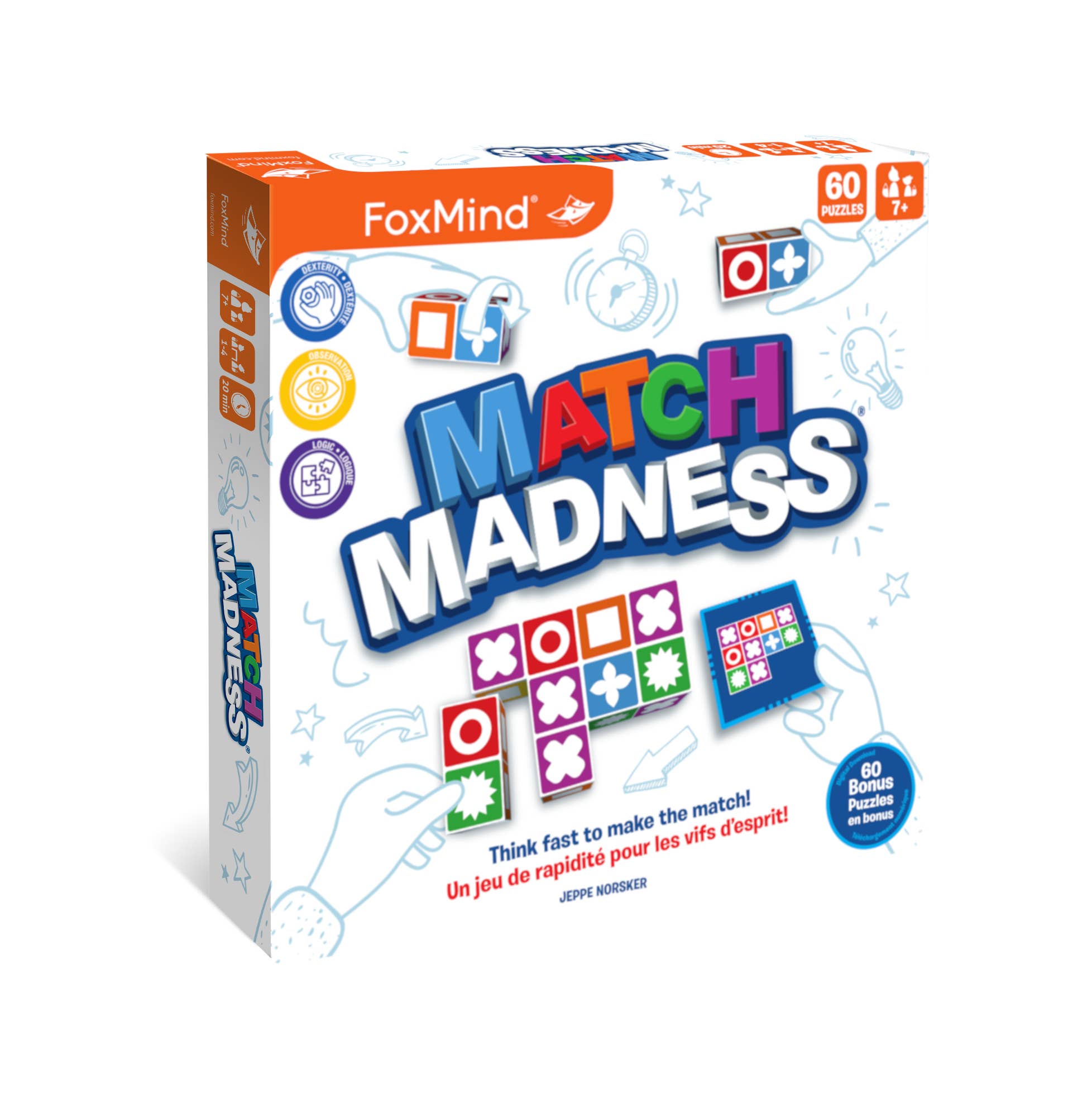 FoxMind - Wholesale Brain Game - Kids - Match Madness