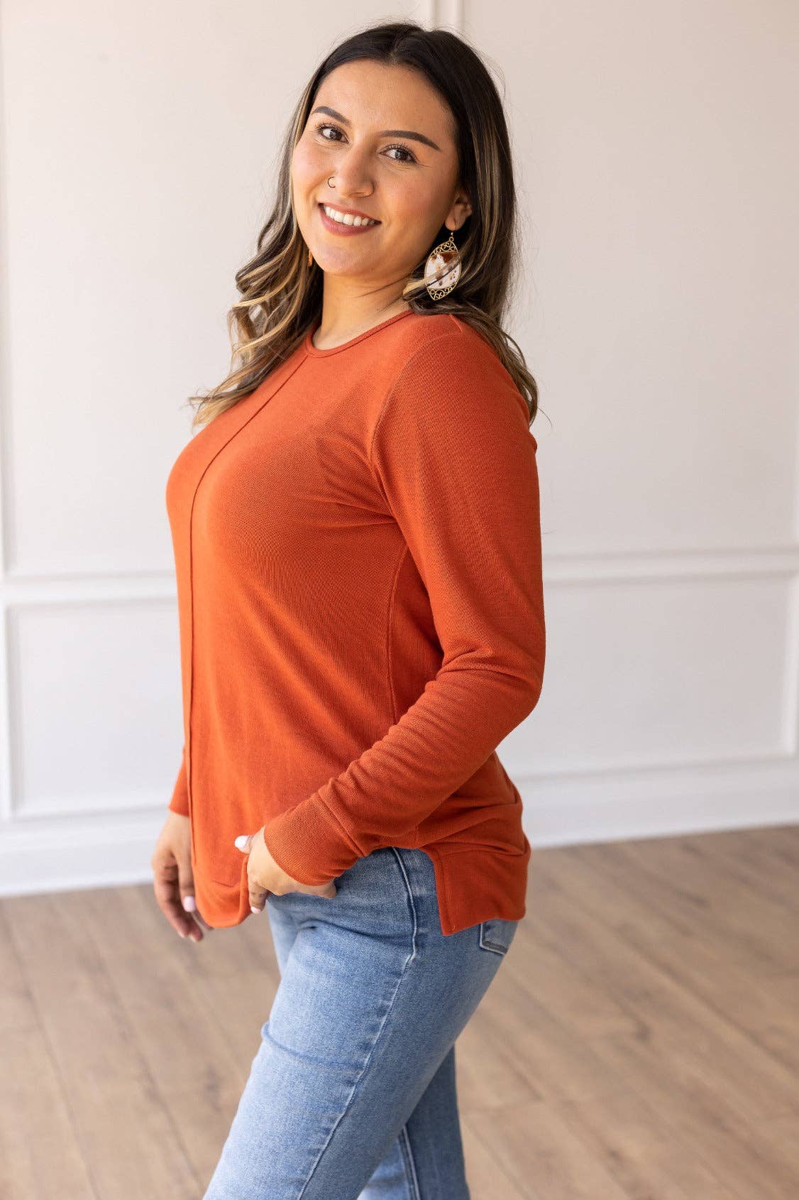 Be My Muse Tunic, Rust for wholesale on Faire2