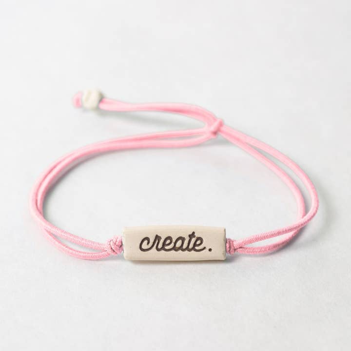 Custom Lovely Bracelets on Elastic Cord for wholesale by MudLOVE