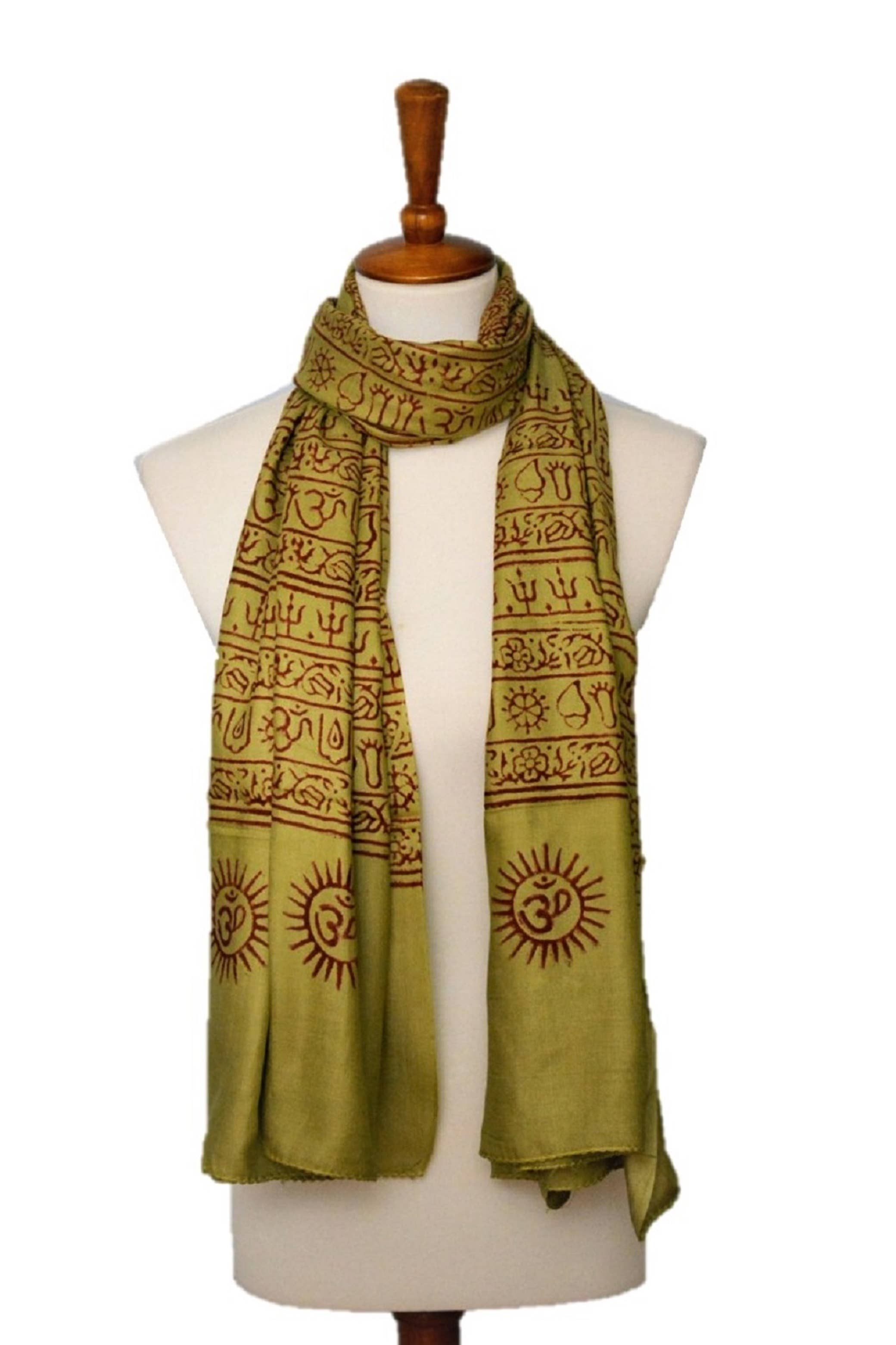 OMSutra – Großhandel Schal – Damen – OM HINDU SANSKRIT MANTRA BHAKTI YOGA MEDITATION GEBET SCHAL4