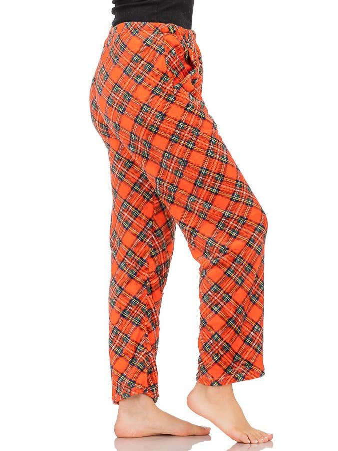 Cap Zone - Wholesale Sleepwear Bottom - Women's - Fuzzy Plush Lounge Pajama Pants11