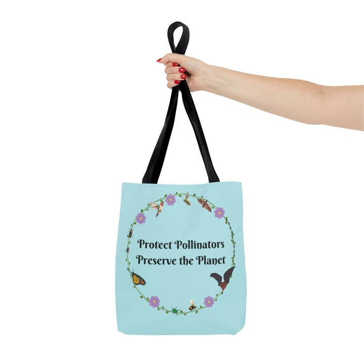 Blinque’s Butterfly Garden - Wholesale Tote bag – Unisex - Protect Pollinators Tote Bag3