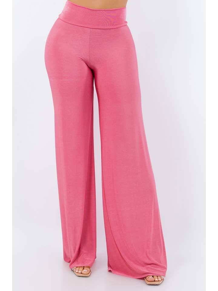 Uptown Apparel - Wholesale Pants - Women's - B10834 Elegant Slinky Palazzo Pants3