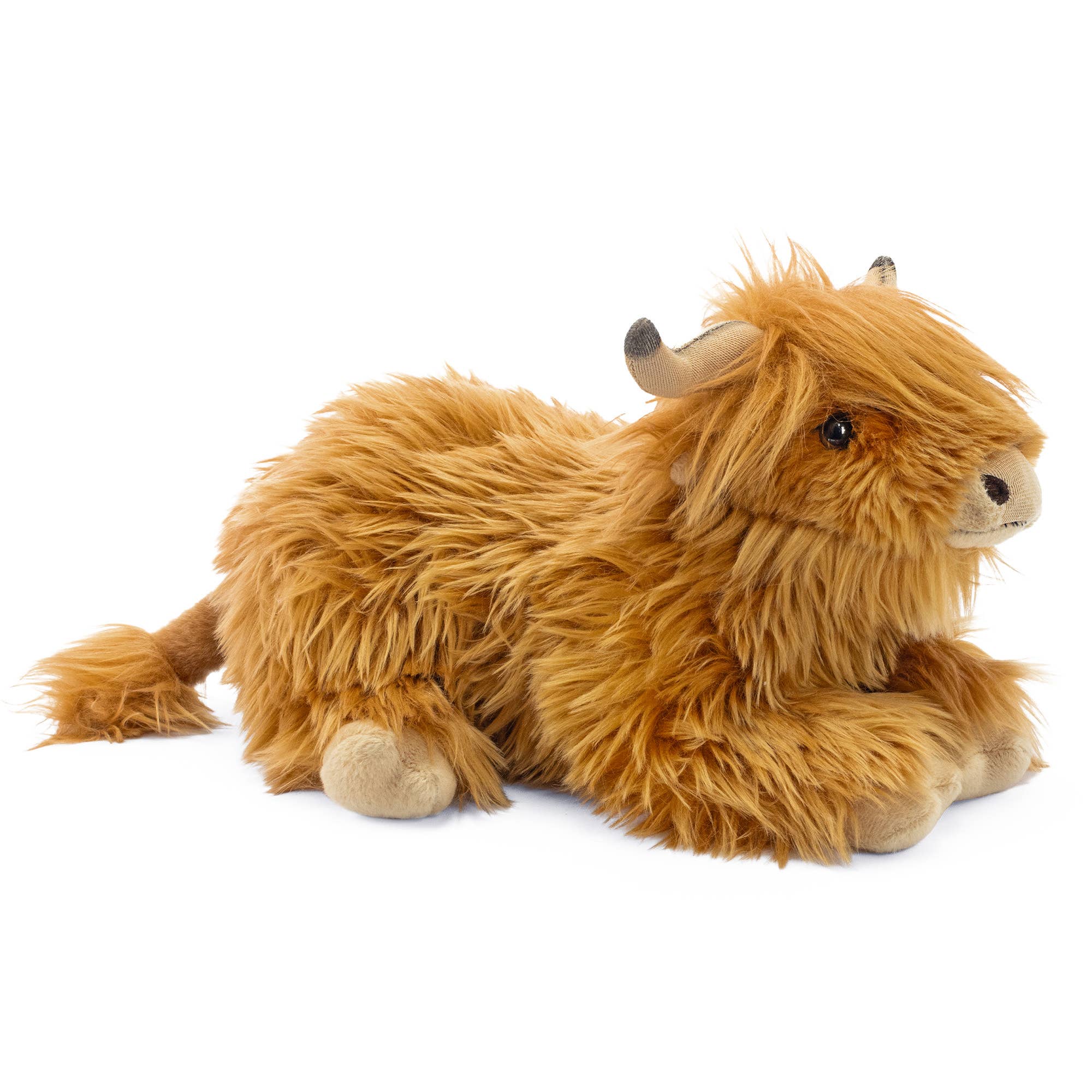 Living Nature – wholesale Stuffed/plush toy – Kids & baby – Living Nature Lying Highland Cow1