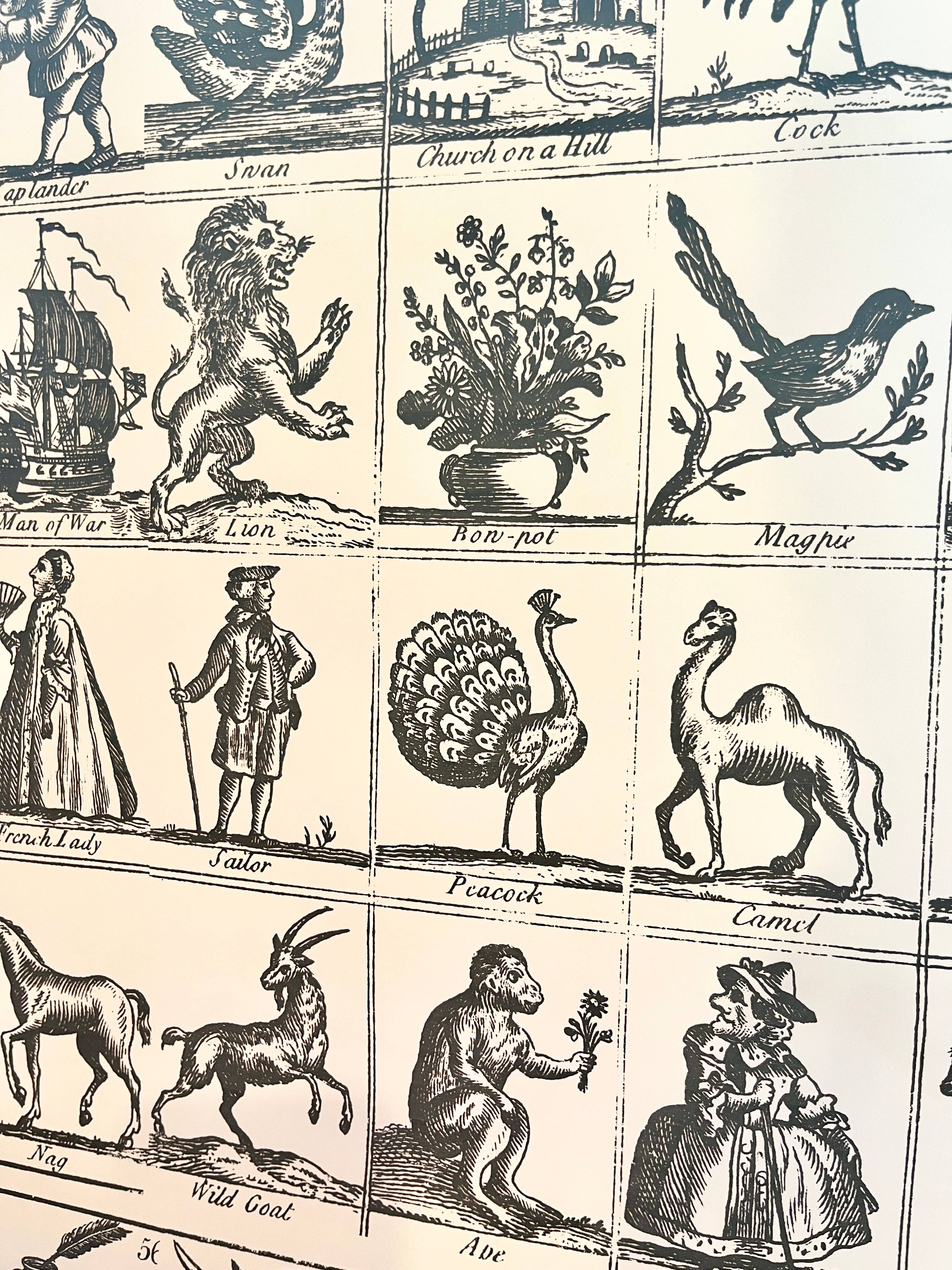 Parcel - Wholesale Flat Wrap - Parcel Artisan Wrapping Paper, Old English Woodcuts5